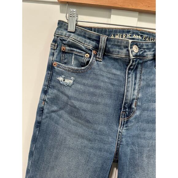 American Eagle Super High Rise Flare Jeans Size 4 - Picture 3 of 9
